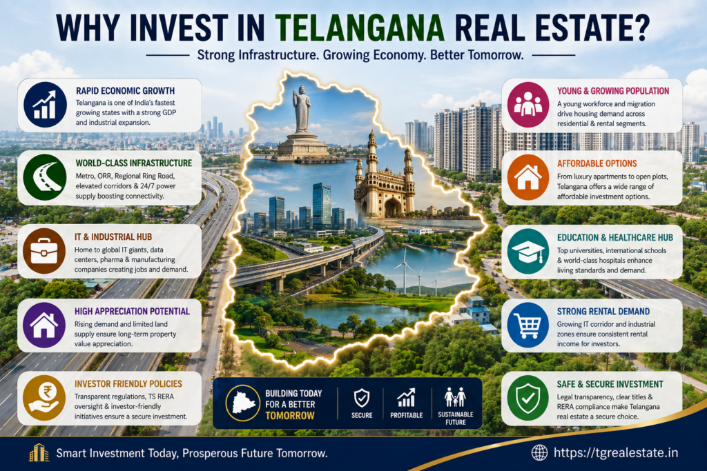 Best investment locations in Telangana