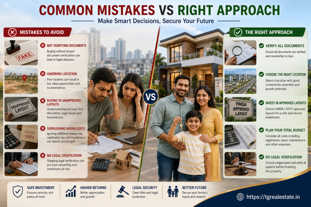 Common mistakes to avoid when buying property