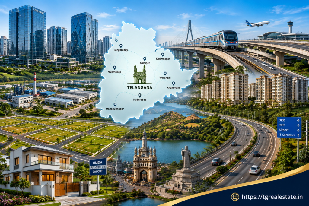 Telangana real estate growth and infrastructure